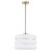 Myhouse Lighting Quorum - 806-80 - One Light Pendant - Gillis - Aged Brass