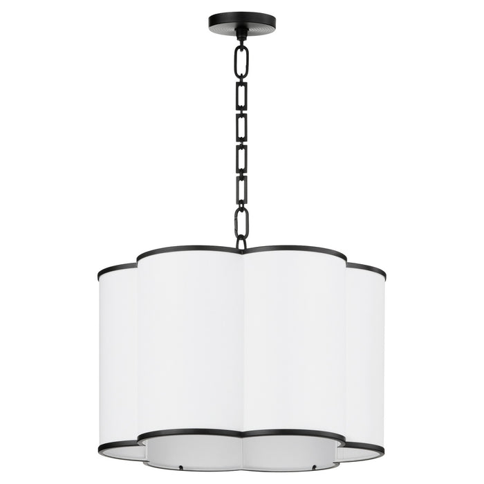 Myhouse Lighting Quorum - 8228-4-59 - Four Light Pendant - Belinder - Matte Black