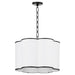 Myhouse Lighting Quorum - 8228-4-59 - Four Light Pendant - Belinder - Matte Black