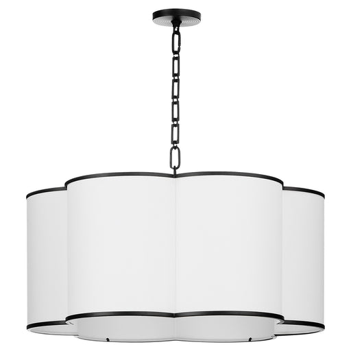 Myhouse Lighting Quorum - 8228-6-59 - Six Light Pendant - Belinder - Matte Black