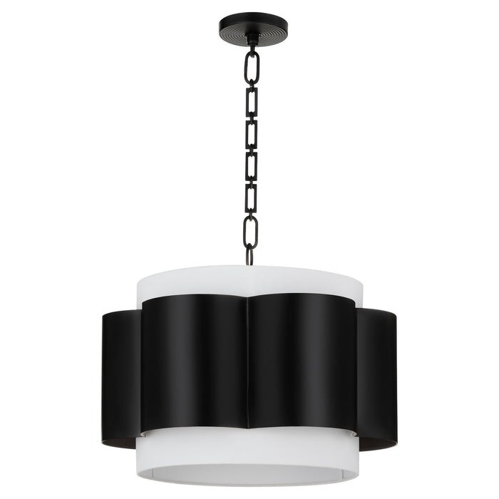 Myhouse Lighting Quorum - 8229-4-59 - Four Light Pendant - Belinder - Matte Black