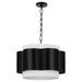 Myhouse Lighting Quorum - 8229-4-59 - Four Light Pendant - Belinder - Matte Black