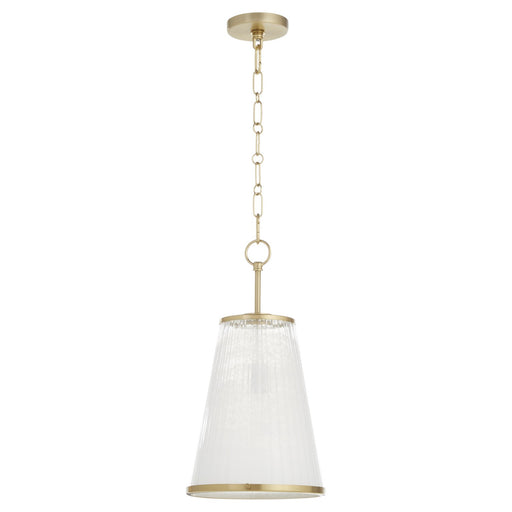 Myhouse Lighting Quorum - 8238-11-80 - One Light Pendant - Providence - Aged Brass