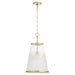 Myhouse Lighting Quorum - 8238-13-80 - One Light Pendant - Providence - Aged Brass