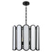 Myhouse Lighting Quorum - 824-4-59 - Four Light Pendant - Belleview - Matte Black