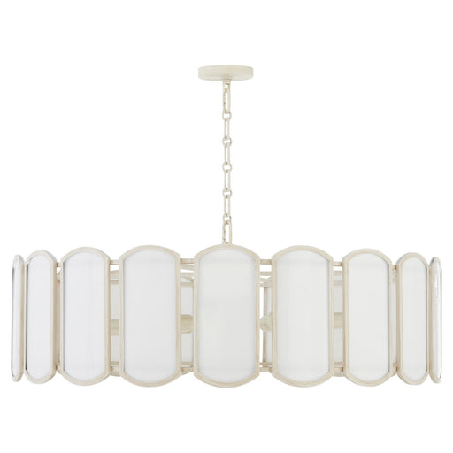 Myhouse Lighting Quorum - 824-8-52 - Eight Light Pendant - Belleview - Washed Oak