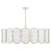 Myhouse Lighting Quorum - 824-8-52 - Eight Light Pendant - Belleview - Washed Oak