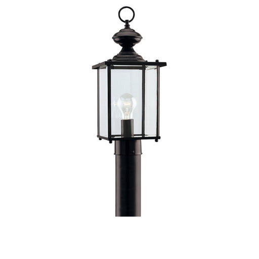Myhouse Lighting Generation Lighting - 8257-12 - One Light Outdoor Post Lantern - Jamestowne - Black