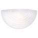 Myhouse Lighting Generation Lighting - 4123-15 - One Light Wall / Bath Sconce - Stepped Glass - White