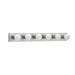 Myhouse Lighting Generation Lighting - 4739-98 - Six Light Wall / Bath - Center Stage - Brushed Stainless