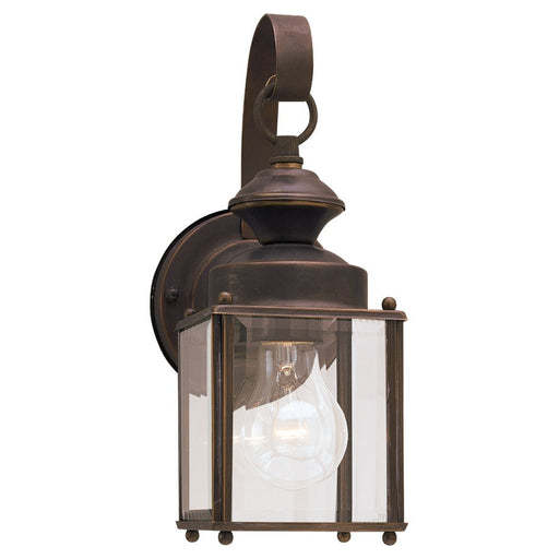 Myhouse Lighting Generation Lighting - 8456-71 - One Light Outdoor Wall Lantern - Jamestowne - Antique Bronze