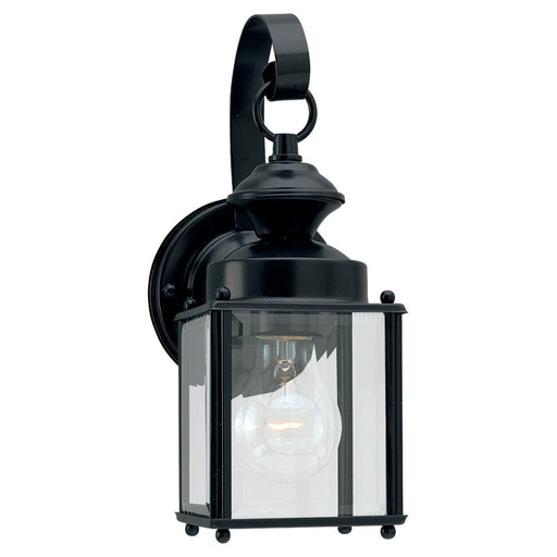 Myhouse Lighting Generation Lighting - 8456-12 - One Light Outdoor Wall Lantern - Jamestowne - Black