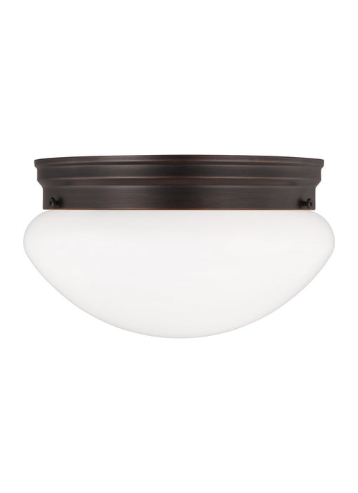 Myhouse Lighting Generation Lighting - 5328-710 - Two Light Flush Mount - Webster - Bronze