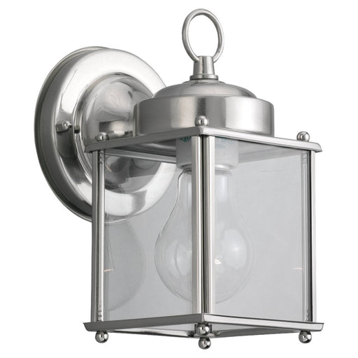 Myhouse Lighting Generation Lighting - 8592-965 - One Light Outdoor Wall Lantern - New Castle - Antique Brushed Nickel