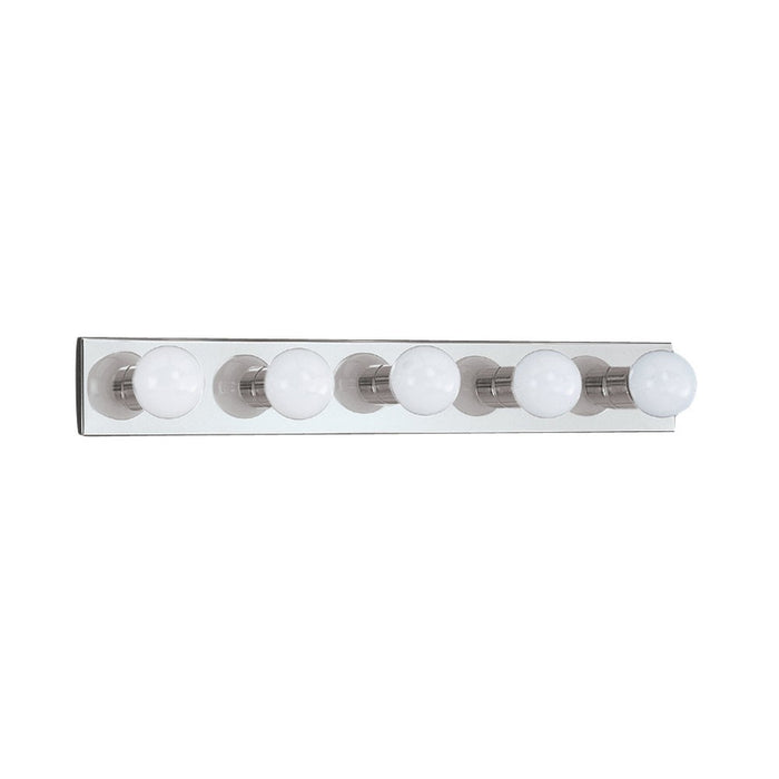 Myhouse Lighting Generation Lighting - 4735-05 - Five Light Wall / Bath - Center Stage - Chrome