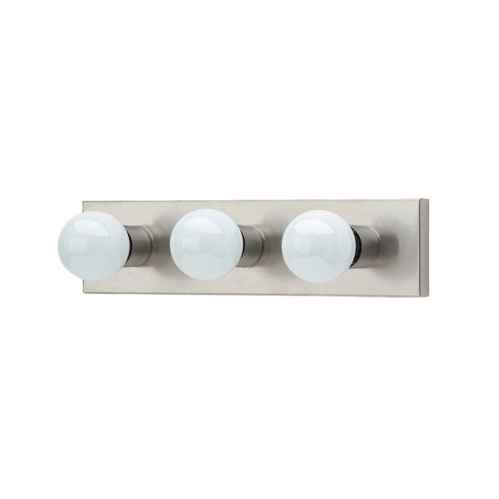 Myhouse Lighting Generation Lighting - 4737-98 - Three Light Wall / Bath - Center Stage - Brushed Stainless