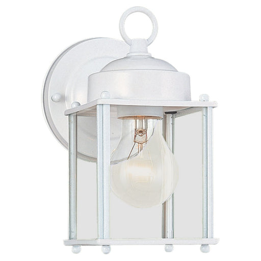 Myhouse Lighting Generation Lighting - 8592-15 - One Light Outdoor Wall Lantern - New Castle - White