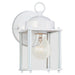 Myhouse Lighting Generation Lighting - 8592-15 - One Light Outdoor Wall Lantern - New Castle - White