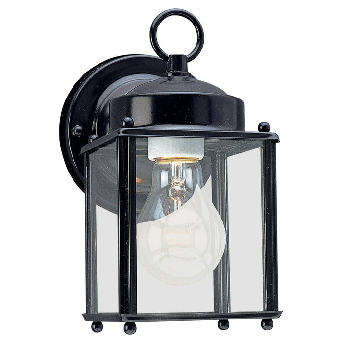 Myhouse Lighting Generation Lighting - 8592-12 - One Light Outdoor Wall Lantern - New Castle - Black