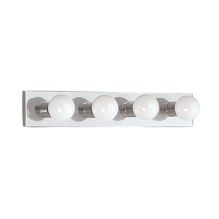 Myhouse Lighting Generation Lighting - 4738-05 - Four Light Wall / Bath - Center Stage - Chrome