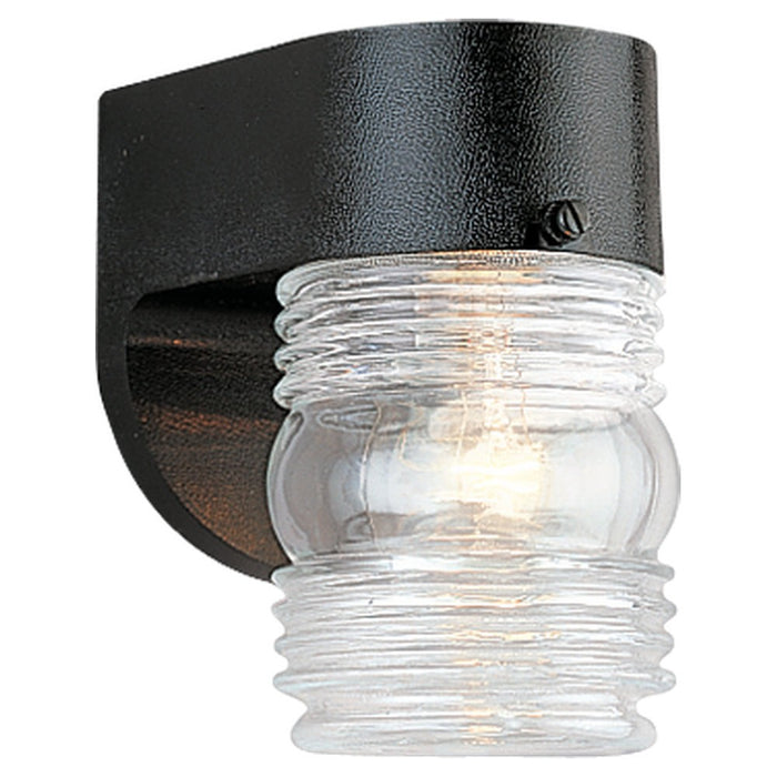 Myhouse Lighting Generation Lighting - 8750-12 - One Light Outdoor Wall Lantern - Outdoor Wall - Black