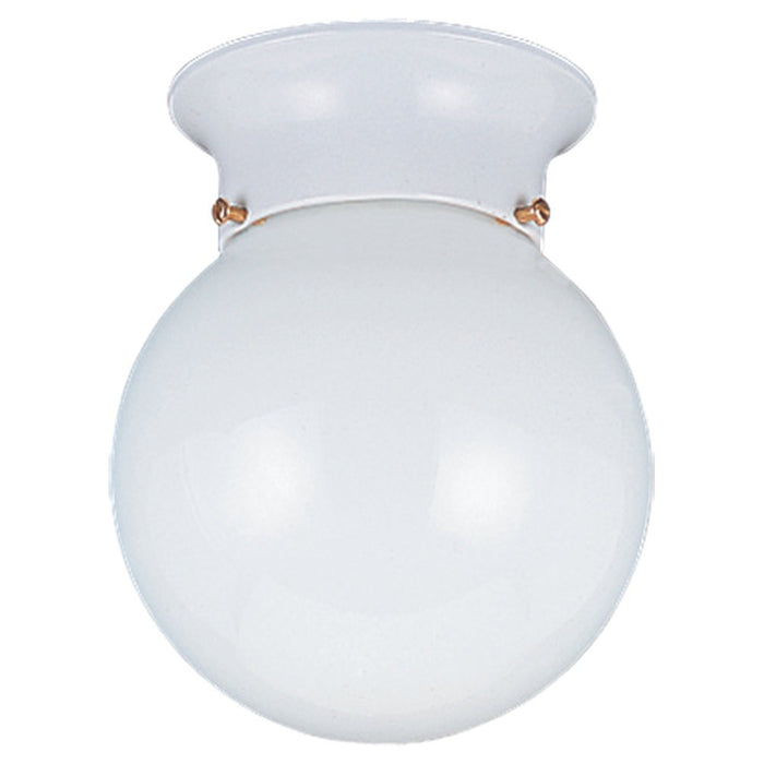 Myhouse Lighting Generation Lighting - 5366-15 - One Light Flush Mount - Tomkin - White