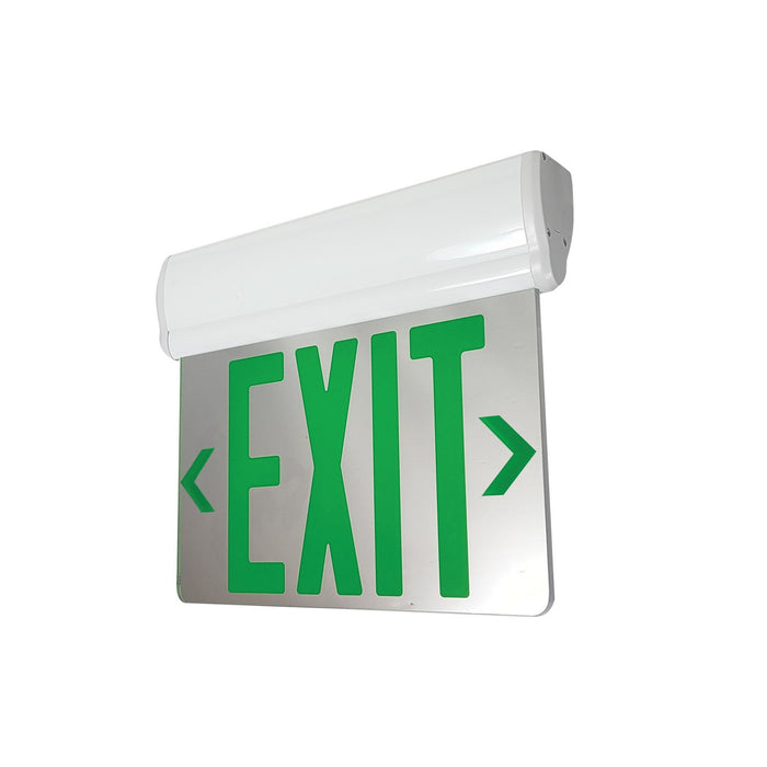 Myhouse Lighting Nora Lighting - NX-812-LEDGMW - LED Edge-Lit Exit Sign - Exit - White