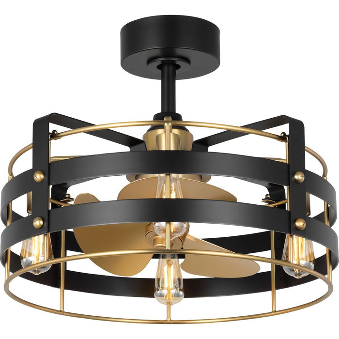 Myhouse Lighting Progress Lighting - P250120-31M-WB - 24"Ceiling Fan - Sewell - Matte Black