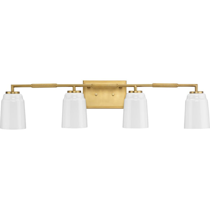 Myhouse Lighting Progress Lighting - P300506-191 - Four Light Bath - Spenser - Brushed Gold