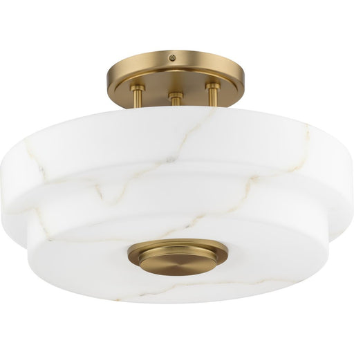 Myhouse Lighting Progress Lighting - P350284-109 - Three Light Semi-Flush Mount - Tosca - Brushed Bronze