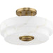 Myhouse Lighting Progress Lighting - P350284-109 - Three Light Semi-Flush Mount - Tosca - Brushed Bronze