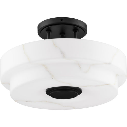 Myhouse Lighting Progress Lighting - P350284-31M - Three Light Semi-Flush Mount - Tosca - Matte Black