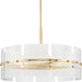 Myhouse Lighting Progress Lighting - P400389-205 - Six Light Chandelier - Seville - Soft Gold