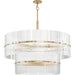 Myhouse Lighting Progress Lighting - P400390-205 - Nine Light Chandelier - Seville - Soft Gold