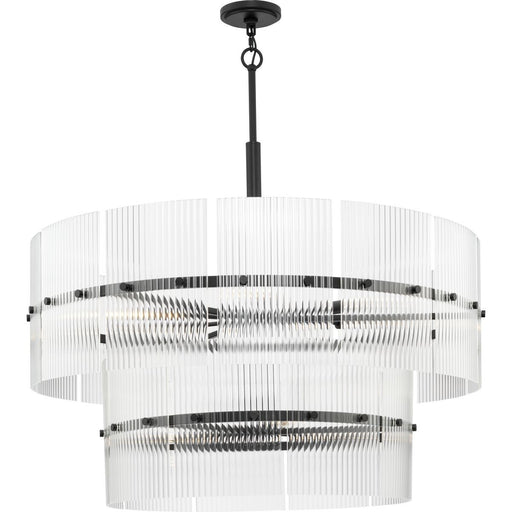 Myhouse Lighting Progress Lighting - P400390-31M - Nine Light Chandelier - Seville - Matte Black