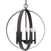 Myhouse Lighting Progress Lighting - P400391-31M - Five Light Chandelier - Allegheny - Matte Black