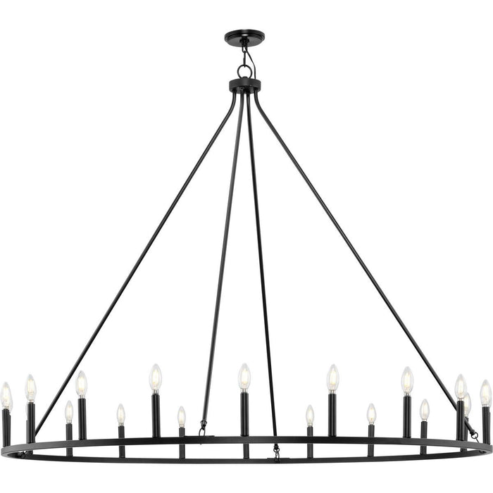 Myhouse Lighting Progress Lighting - P400399-31M - 20 Light Chandelier - Gilliam - Matte Black