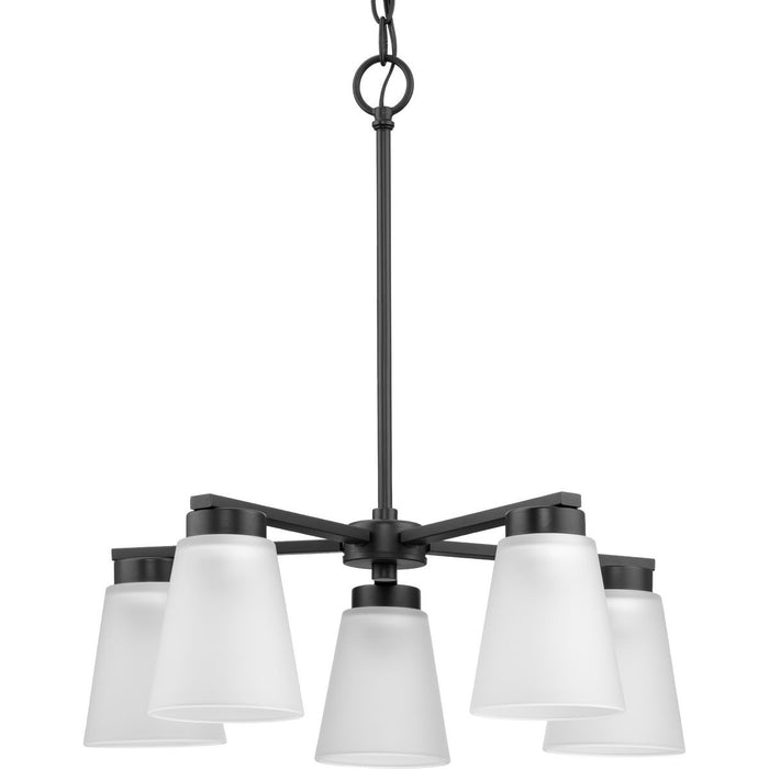 Myhouse Lighting Progress Lighting - P400401-31M - Five Light Chandelier - Tanner - Matte Black