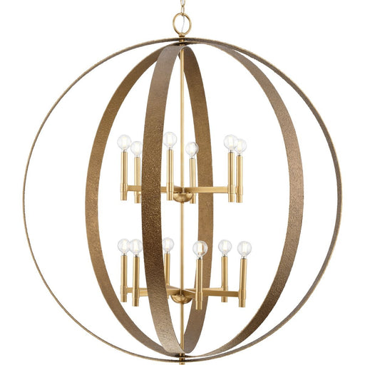 Myhouse Lighting Progress Lighting - P400409-205 - 12 Light Chandelier - Allegheny - Soft Gold