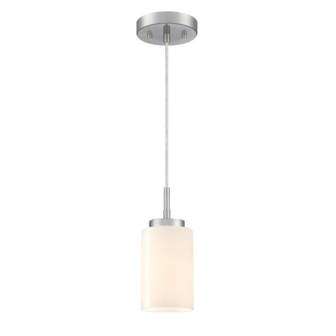 Myhouse Lighting Westinghouse Lighting - 6135300 - One Light Mini Pendant - Shamus - Brushed Nickel