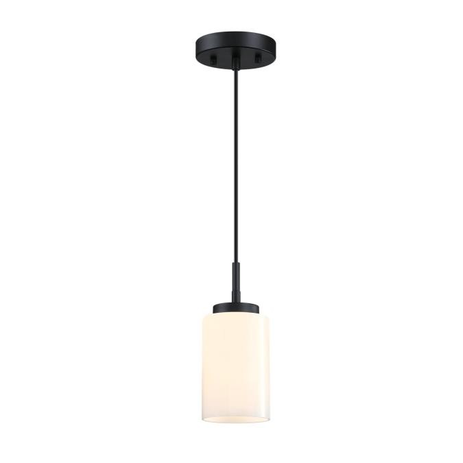 Myhouse Lighting Westinghouse Lighting - 6135400 - One Light Mini Pendant - Shamus - Black