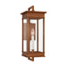 Myhouse Lighting Visual Comfort Studio - CO1451NCP - One Light Wall Lantern - Cupertino - Natural Copper