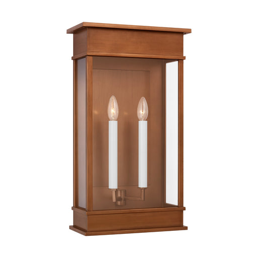 Myhouse Lighting Visual Comfort Studio - CO1472NCP - Two Light Wall Lantern - Cupertino - Natural Copper