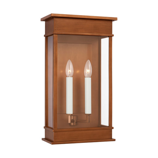 Myhouse Lighting Visual Comfort Studio - CO1482NCP - Two Light Wall Lantern - Cupertino - Natural Copper