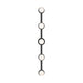 Myhouse Lighting Visual Comfort Studio - KWL1165MBK - Five Light Vanity - Nodes - Midnight Black