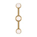 Myhouse Lighting Visual Comfort Studio - KWL1173BBS - Three Light Vanity - Nodes - Burnished Brass