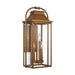 Myhouse Lighting Visual Comfort Studio - OL13201NCP - Three Light Wall Lantern - Wellsworth - Natural Copper