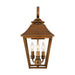 Myhouse Lighting Visual Comfort Studio - OL14403NCP - Three Light Wall Lantern - Galena - Natural Copper