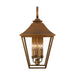 Myhouse Lighting Visual Comfort Studio - OL14404NCP - Four Light Wall Lantern - Galena - Natural Copper