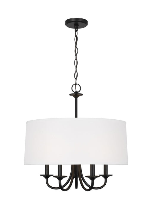 Myhouse Lighting Generation Lighting. - 3320205EN-112 - Five Light Chandelier - Seville - Midnight Black